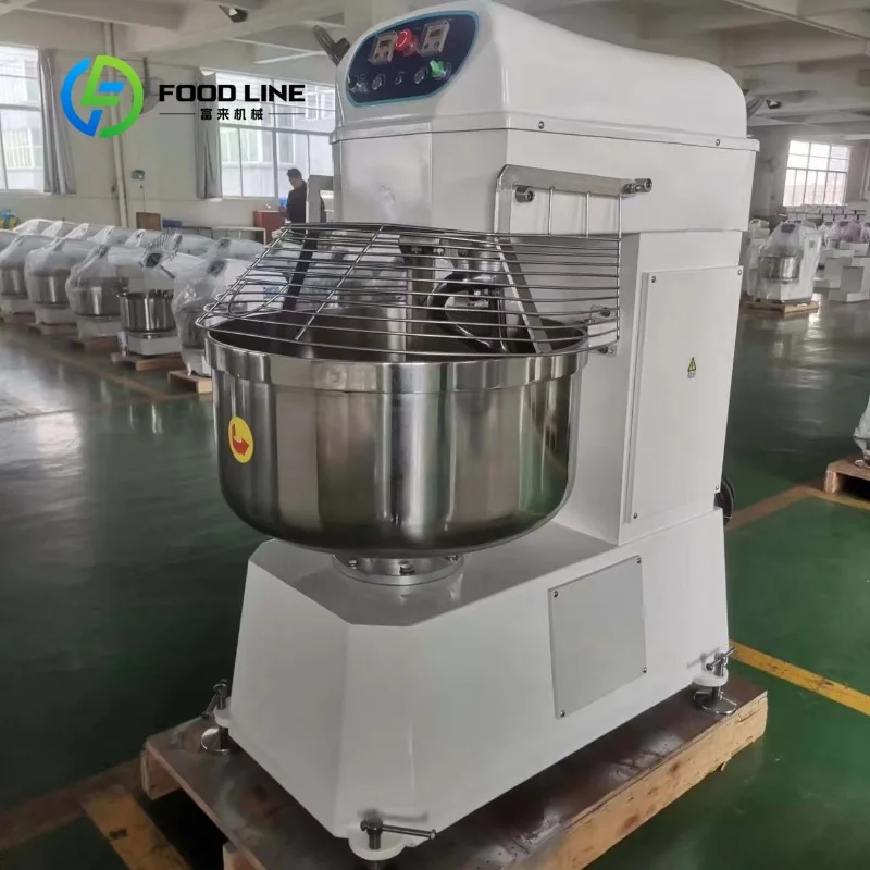Grand mélangeur de pâte en spirale personnalisé 100L - Machine à pétrir la farine de pain de boulangerie commerciale