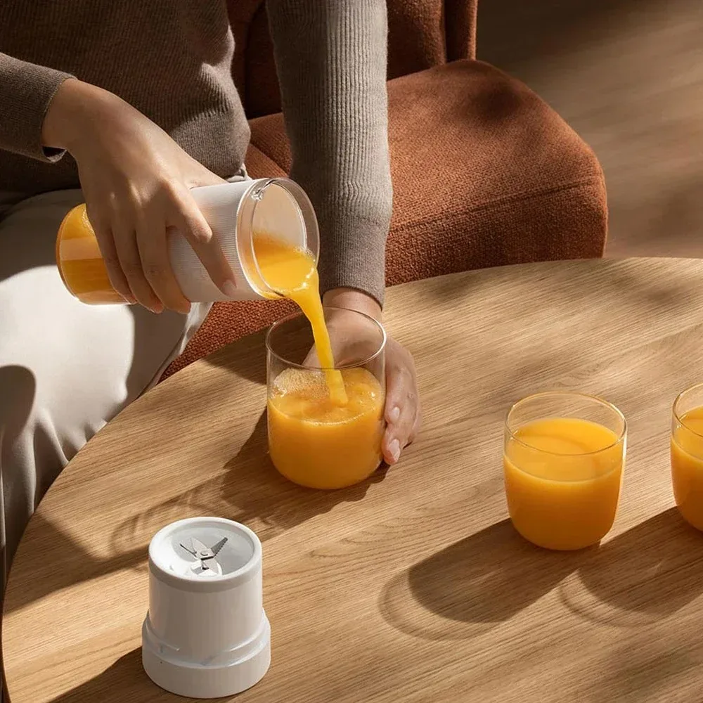 NOUVEAU Mixeur Portable MIJIA 2 en 1 : Extracteur de Jus Électrique et Robot Culinaire pour Fruits et Légumes