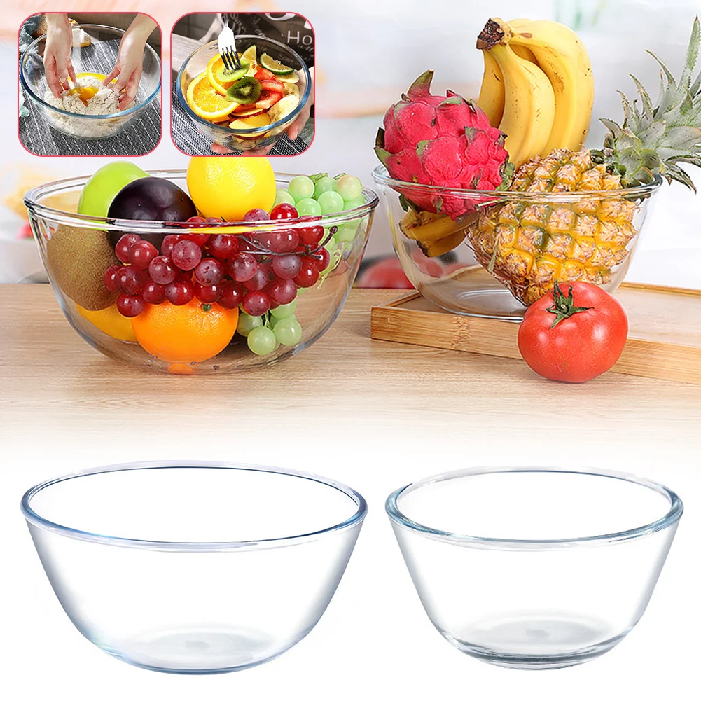 Grand bol à salade en verre