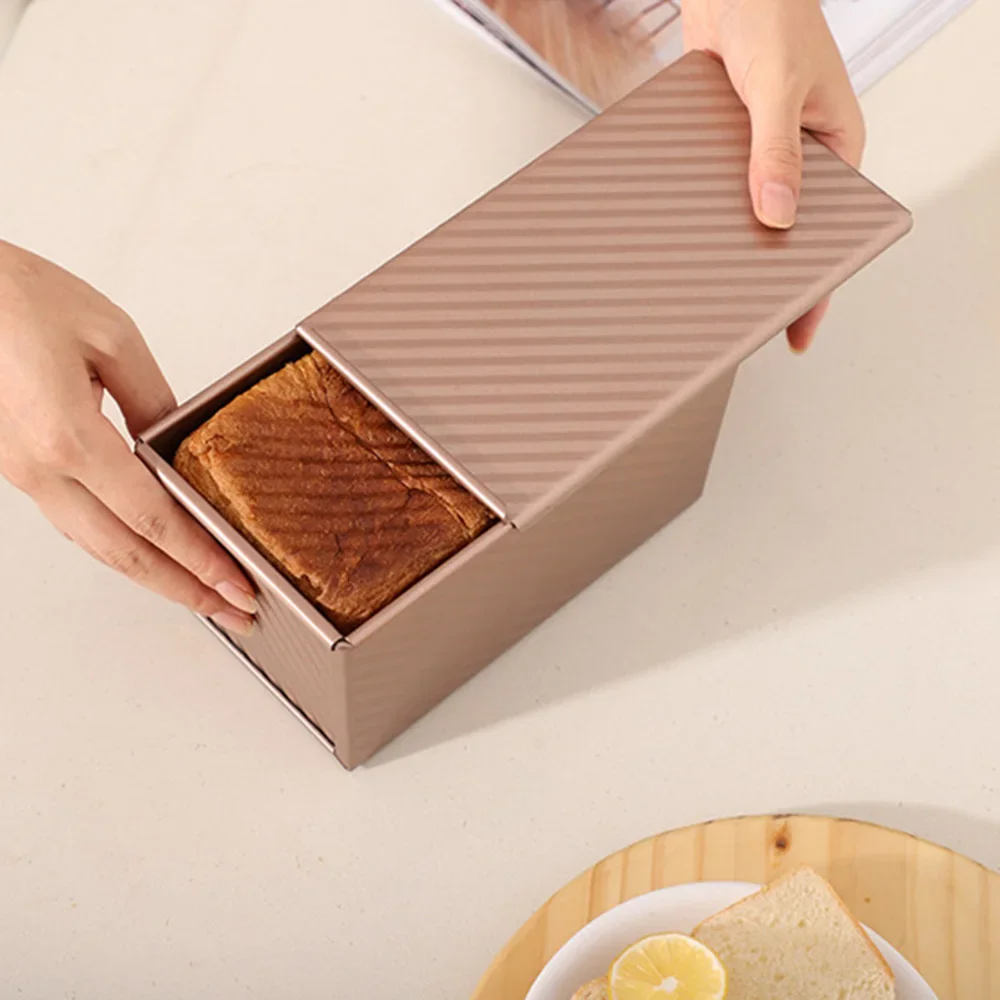 Poêle à pain Pullman antiadhésive avec couvercle