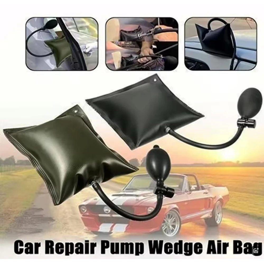 Pompe à air réglable automatique, outil de réparation de positionnement rapide, réparation de porte de voiture épaissie, coussin d'air, outil de déverrouillage d'ouverture d'urgence