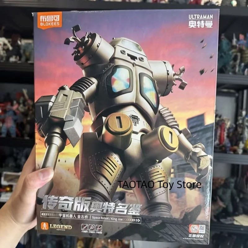 King Joe Legeno Edition Ultraman Tiga Multi Type Nouvelle Édition Blokees Legend Robot Spatial Articulé à Construire pour Collection