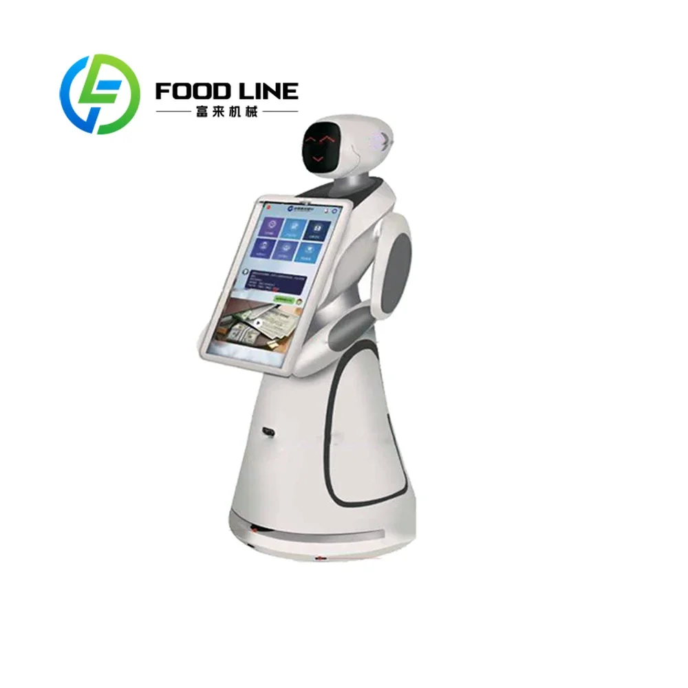 Robot de livraison de nourriture intelligent pour intérieur avec système avancé d'évitement d'obstacles pour les allées étroites et les configurations de restaurants complexes, personnalisable