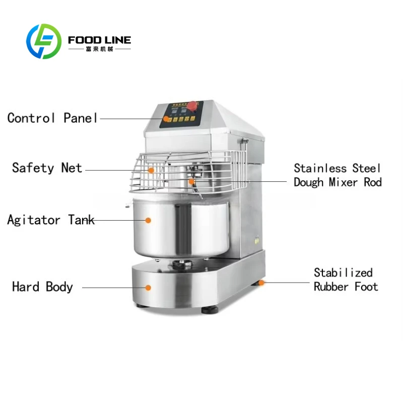 Machine à pétrir la pâte à pain commerciale personnalisée de 60 L