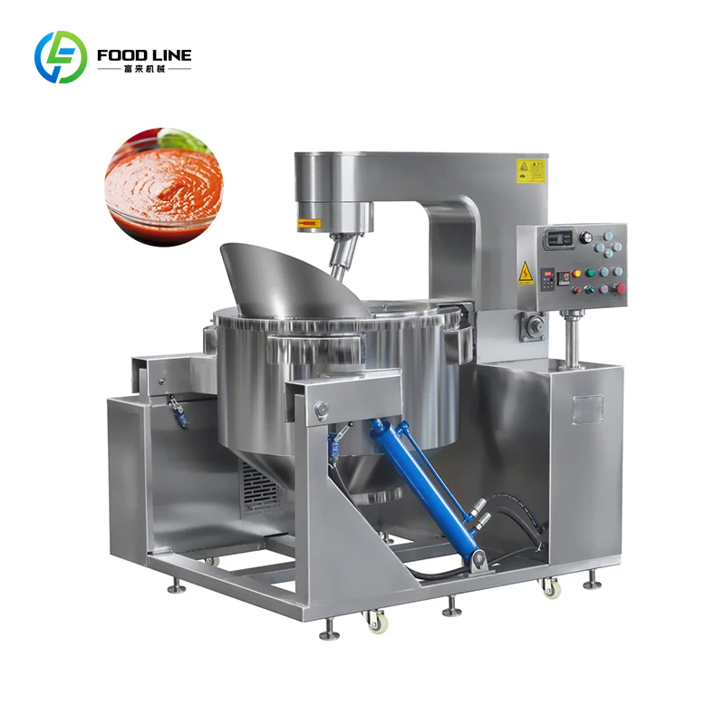 Marmite de cuisson automatique multifonctionnelle à agitation planétaire, machine de cuisson et de mélange personnalisable