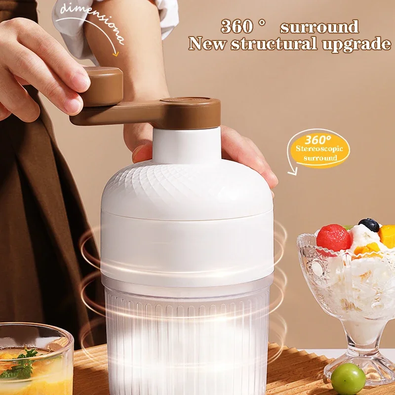 Petite machine à glace pilée manuelle