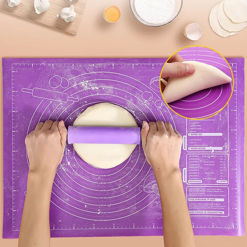Tapis de pâtisserie en Silicone antidérapant