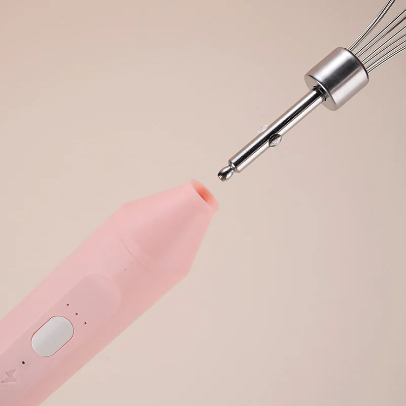 Système de fouet multi-usage sans fil | Mélangeur à main compact avec mousseur à lait et agitation automatique pour la