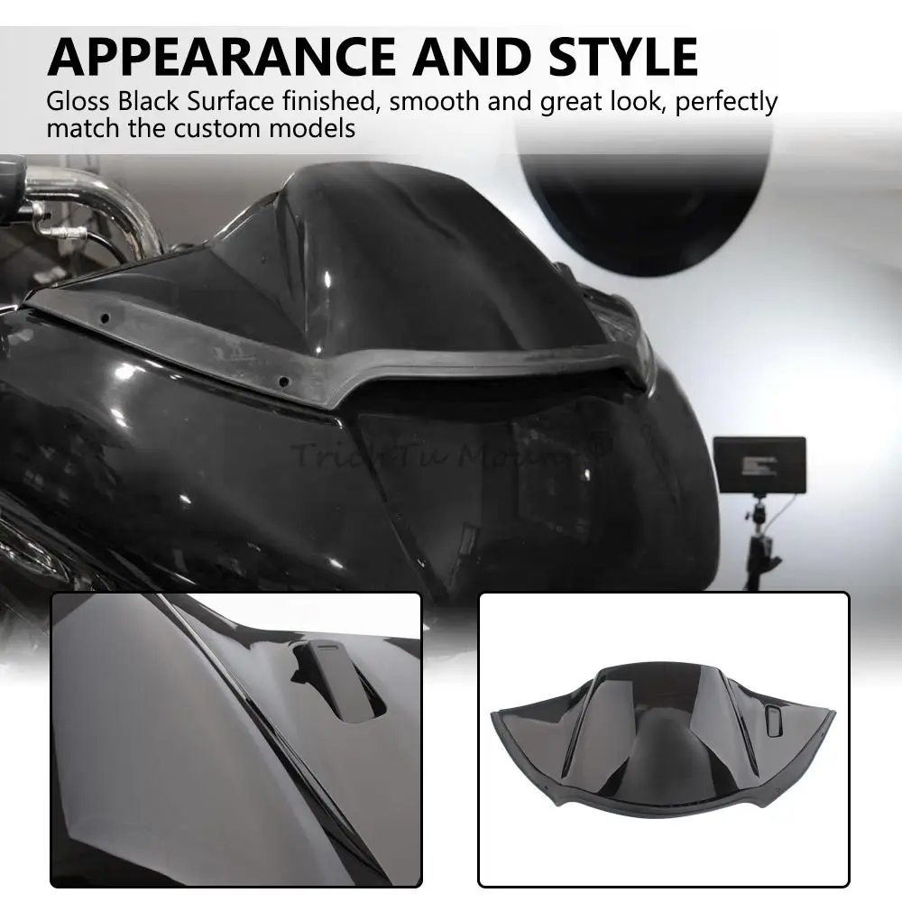Kit de conduits d'air réglables en ABS pour carénage interne de moto Harley Road Glide Ultra CVO/SE Limited Special FLTRX FLTRXS 2015-2025