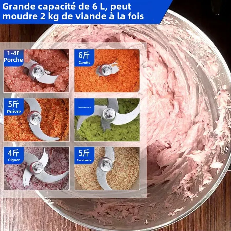 Hachoir à viande électrique multifonctionnel