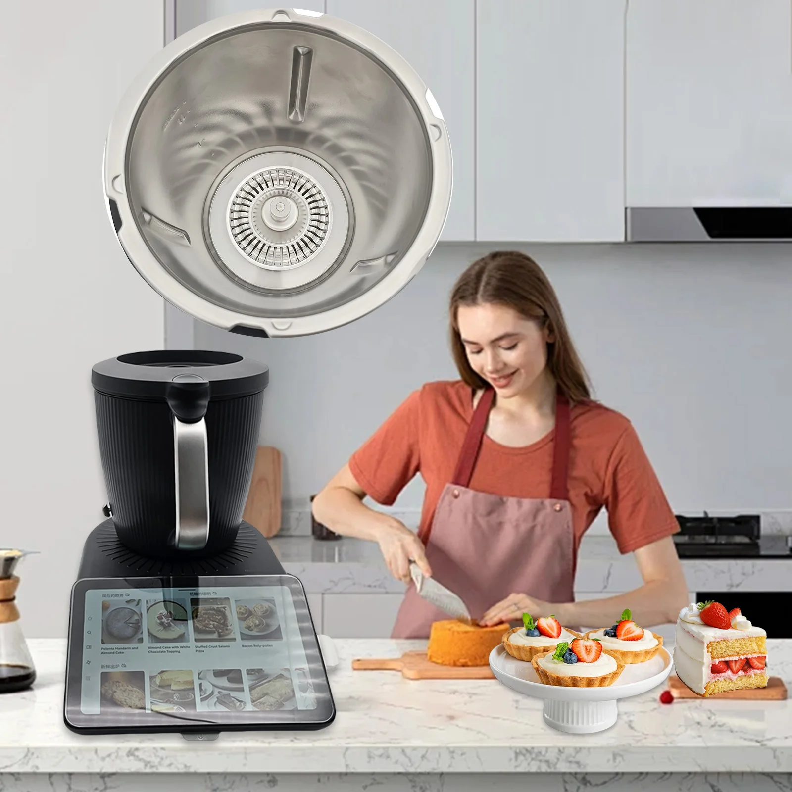 Fouet mousseur à lait et œufs pour Thermomix TM5 TM6 TM7