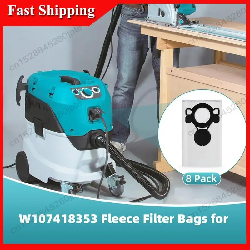 -ABUB W107418353 sacs filtrants pour extracteur de poussière humide/sec/aspirateur modèle VC4210L, sacs de remplacement de grand