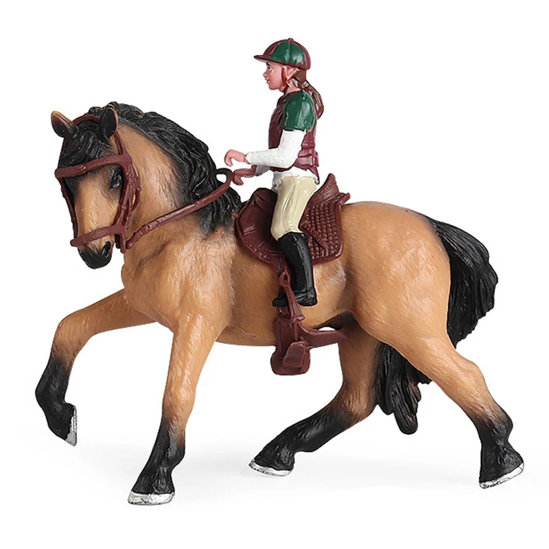 Animaux de ferme cheval modèle Action Appaloosa Harvard Hannover Clydesdale quartier arabe cheval figurines jouets équestres pour les enfants