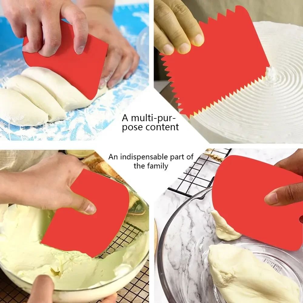 Grattoir à pâte en plastique