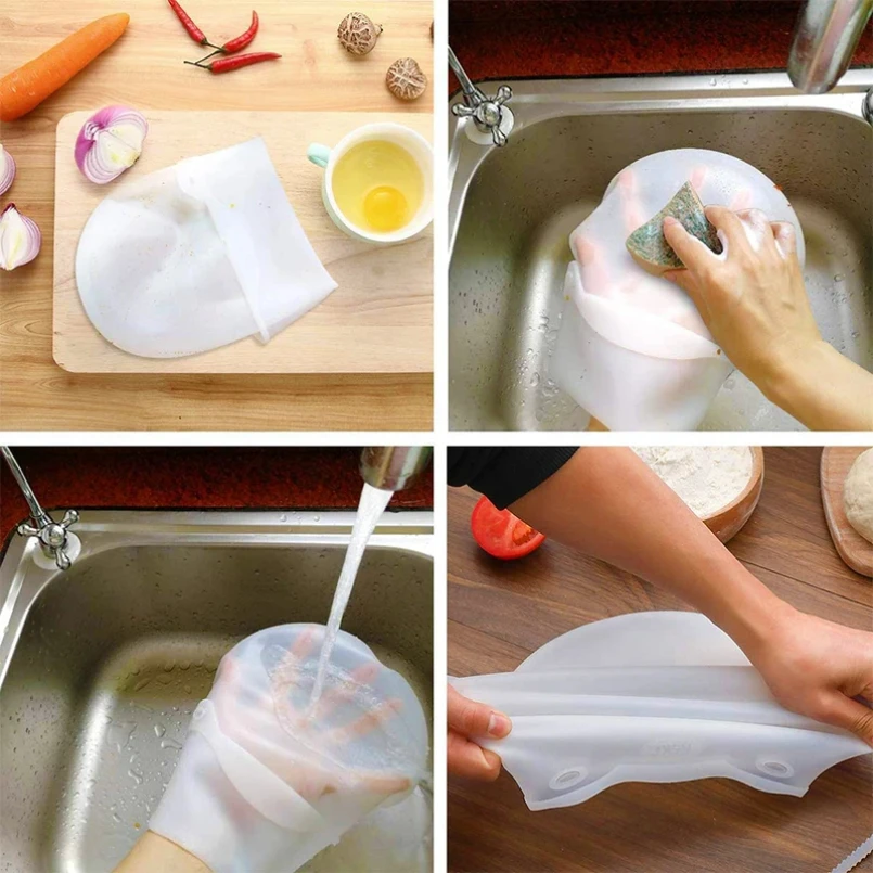 Sac de pâte à pétrir magique en Silicone
