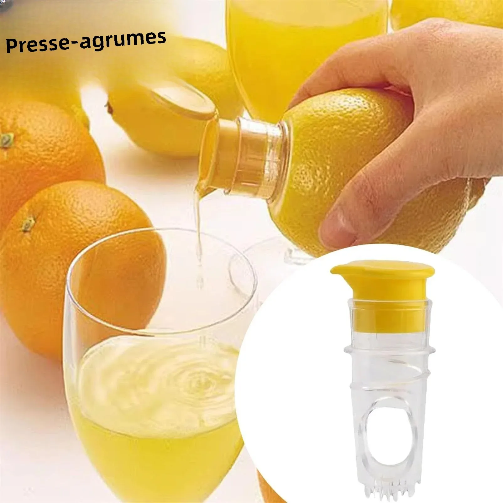 Presse-agrumes manuel en plastique
