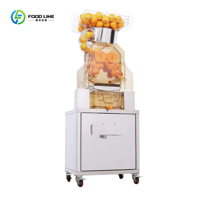 Machine automatique de fabrication de jus d'orange avec robinet : extracteur d'agrumes commercial efficace pour la fraîcheur