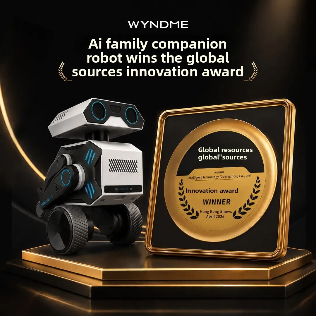 WYNDME 01 Pro Robot compagnon intelligent IA avec interaction vocale, reconnaissance d'empreintes vocales et surveillance à distance – Jouets IA
