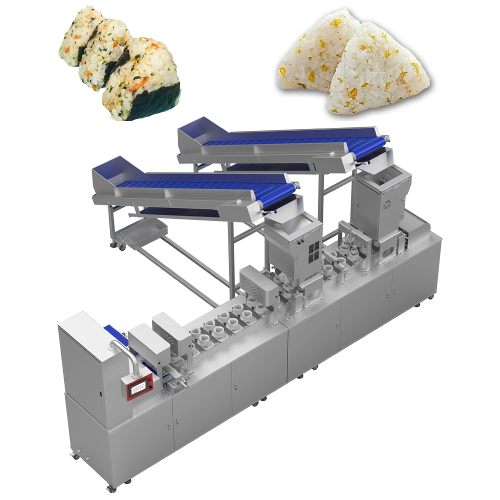 FOODLINE Ligne de production de machines à sushi triangulaires Onigiri Niguiri