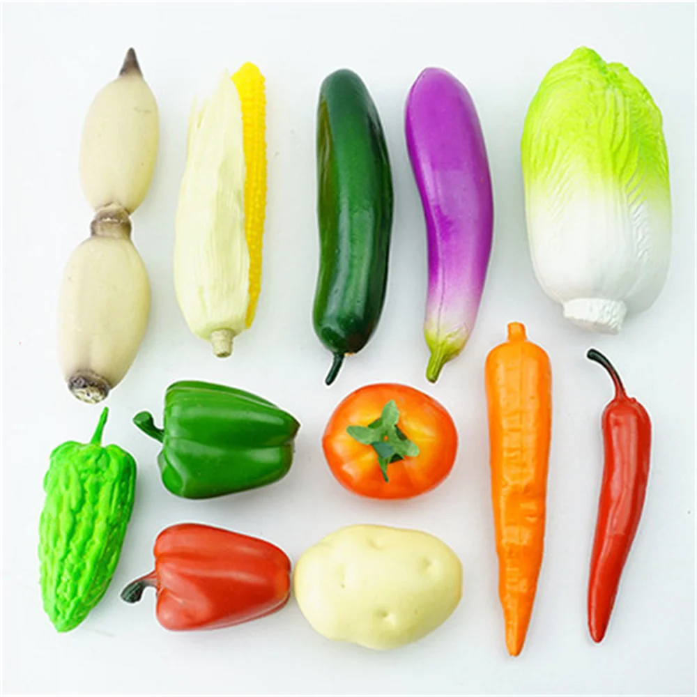 Simulation artificielle de légumes alimentaires, modèle de faux poivre, carotte, maïs, fruits, accessoires de photographie pour chambre, décoration murale suspendue pour la maison