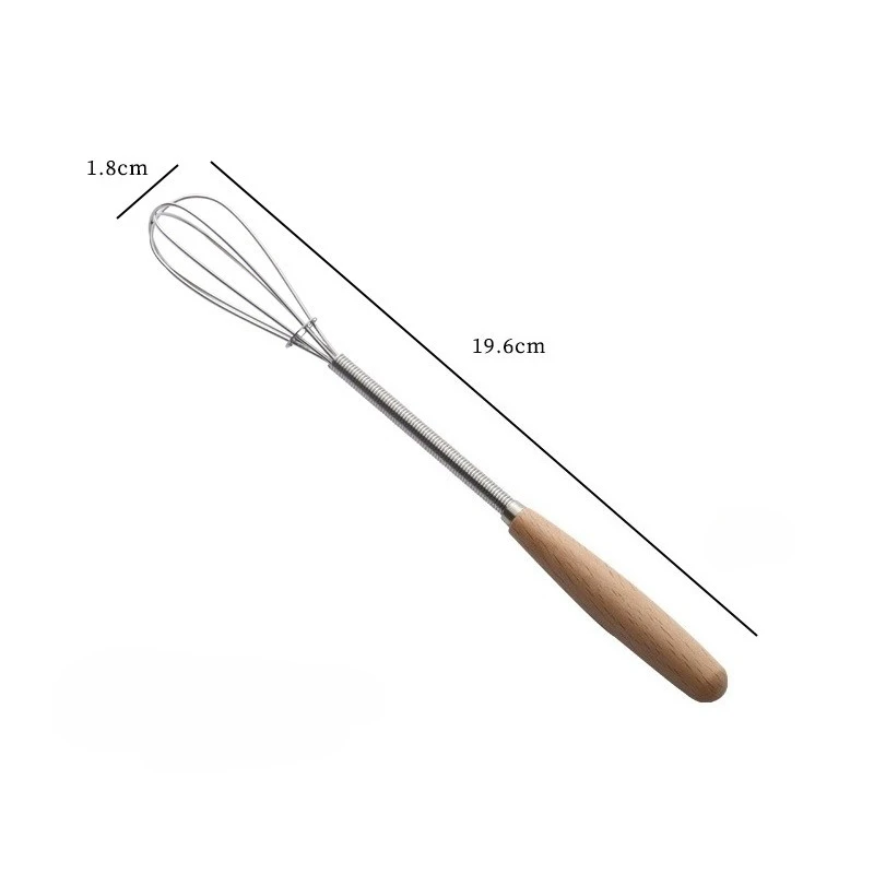 Fouet avec manche en bois massif