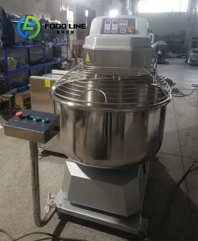 Mélangeur à spirale électrique commercial haute efficacité 50/75/100/125 kg pour pâte à pain