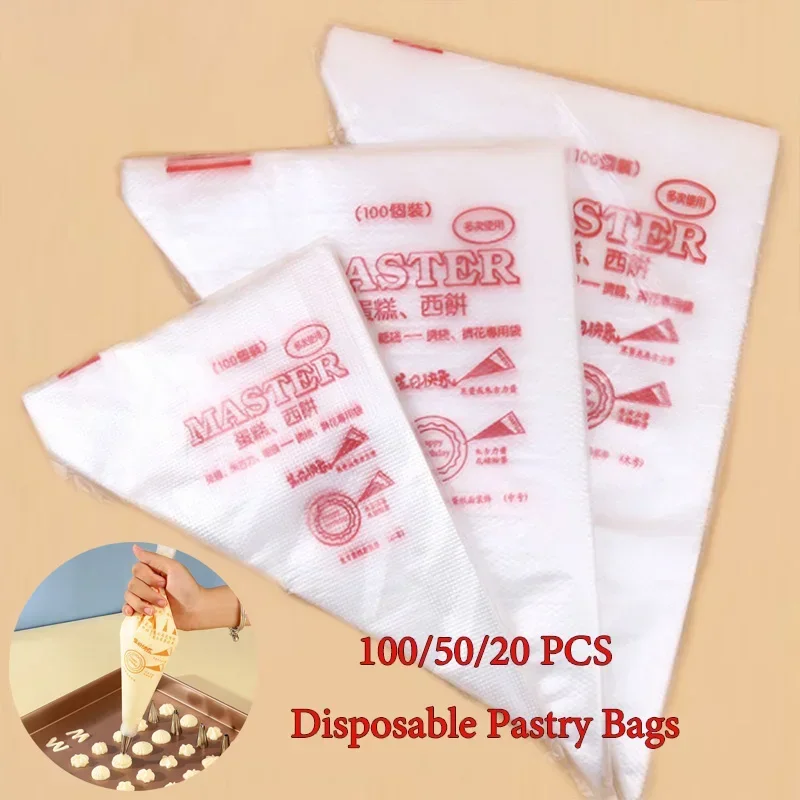 Nouveau SML20 50 100 pièces sacs à pâtisserie jetables équipement de confiserie accessoires