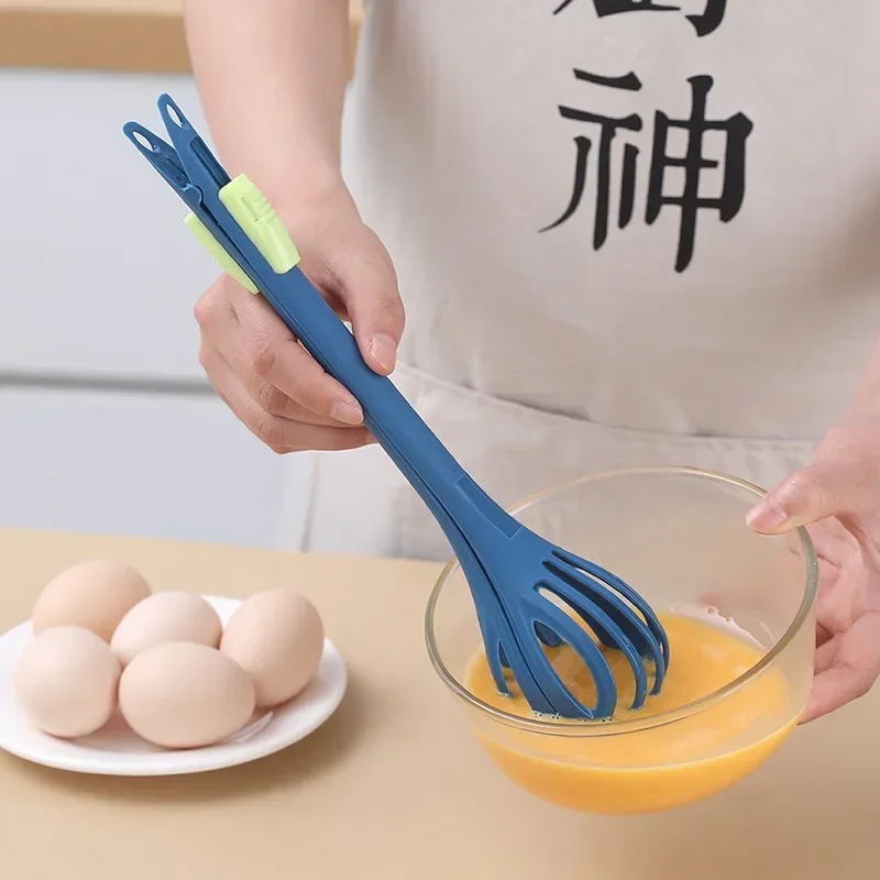 1 pièce Batteur à œufs manuel multifonctionnel et mélangeur à clipser pour la pâtisserie