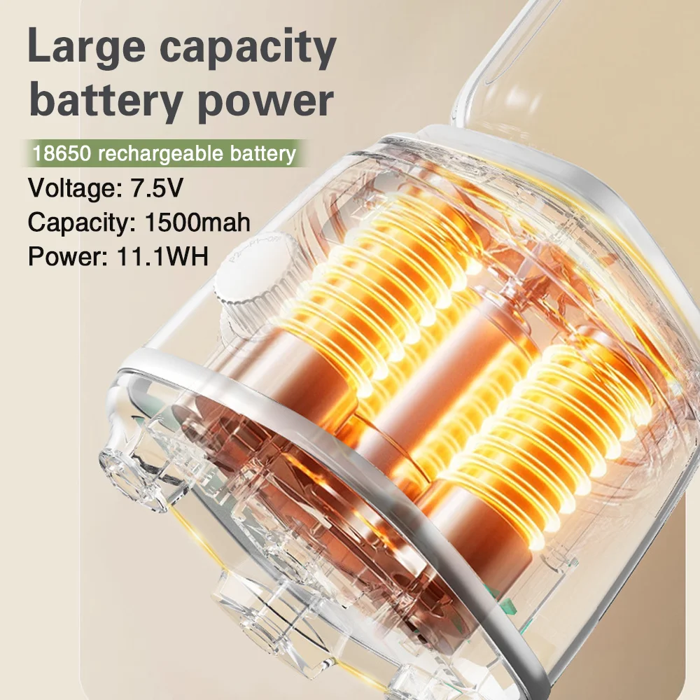 TINSOL nouvelle maison presse-agrumes 10 lames 3000mAh mélangeur multifonctionnel bouton