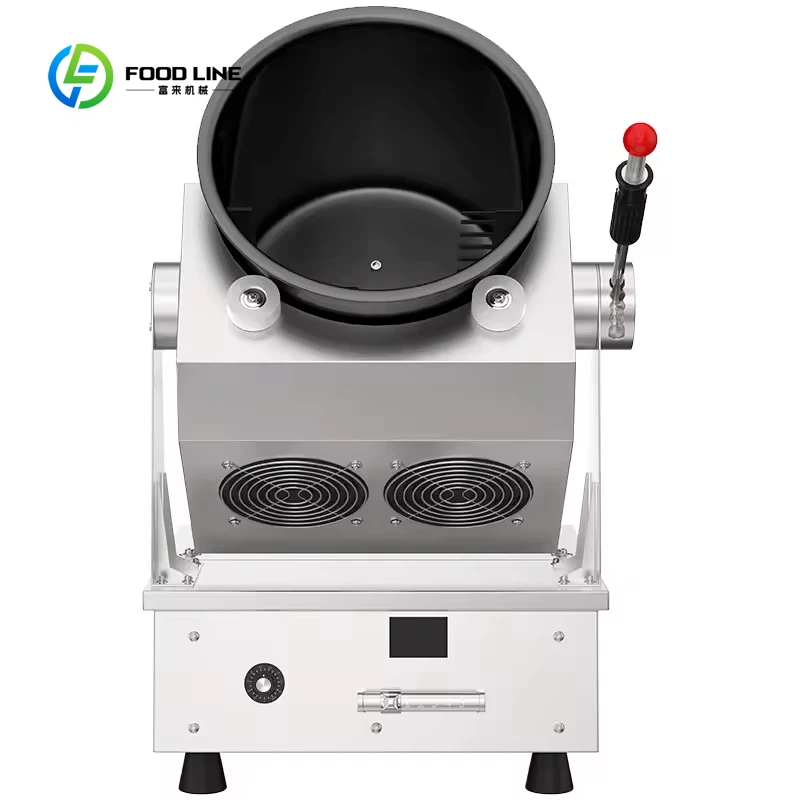 Robot de cuisine commercial personnalisé, friteuse automatique électrique, wok à agitation, meilleure machine intelligente de transformation alimentaire