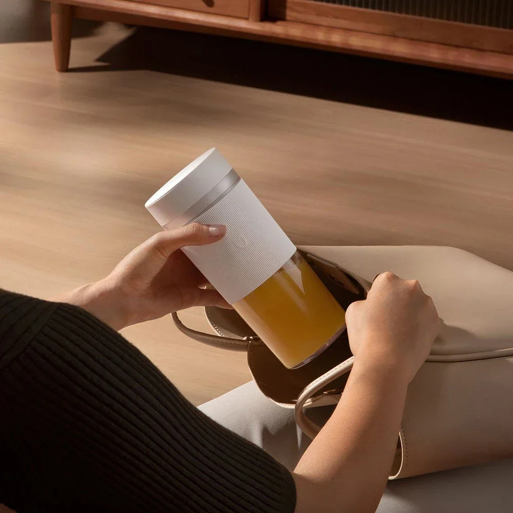 Mixeur Portable MIJIA 2 en 1 : Extracteur de Jus Électrique et Robot Culinaire pour Fruits et Légumes à Domicile