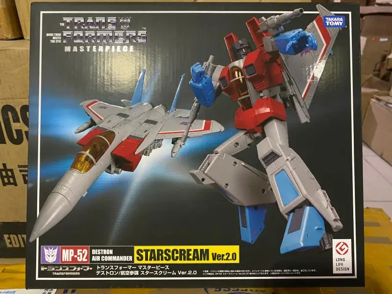 Transformers Masterpiece KO MP-52 Mp52 Starscream Ver.2.0 Figurines d'action Jouet Cadeau Collection Hobby