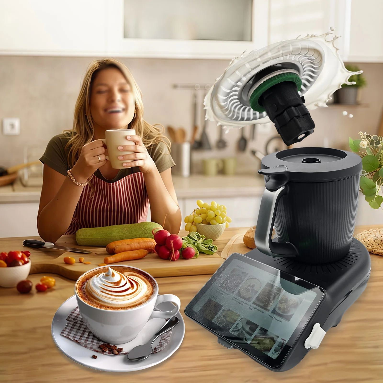 Fouet mousseur à lait et œufs pour Thermomix TM5 TM6 TM7