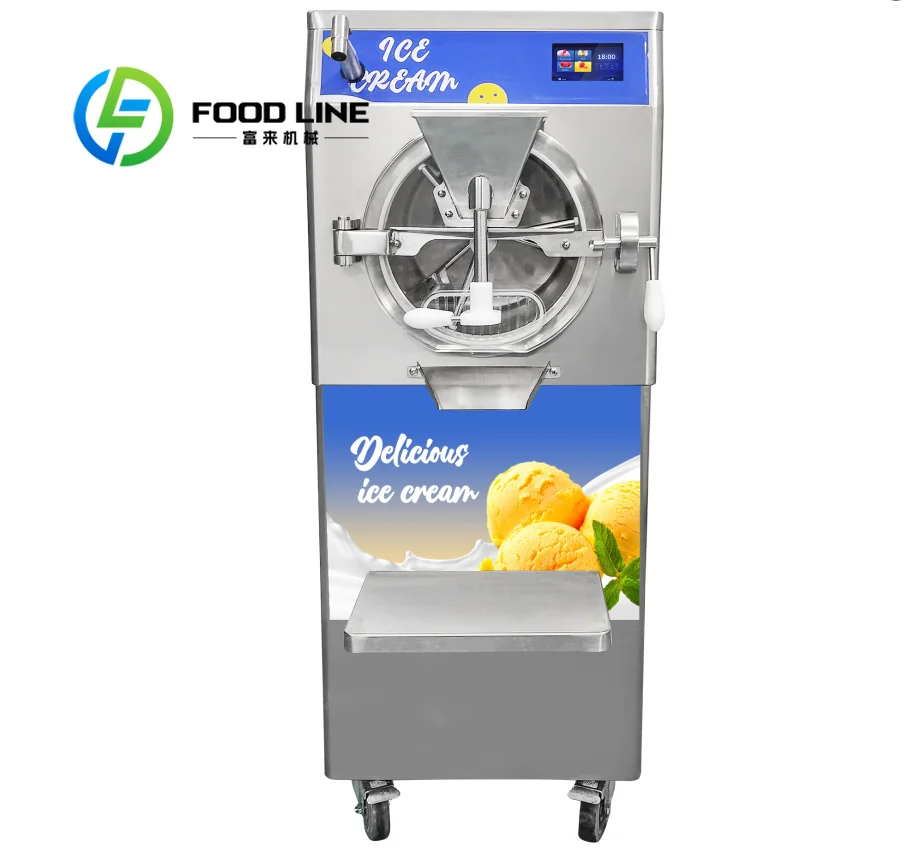 Machine à glaces verticale italienne professionnelle pour la fabrication