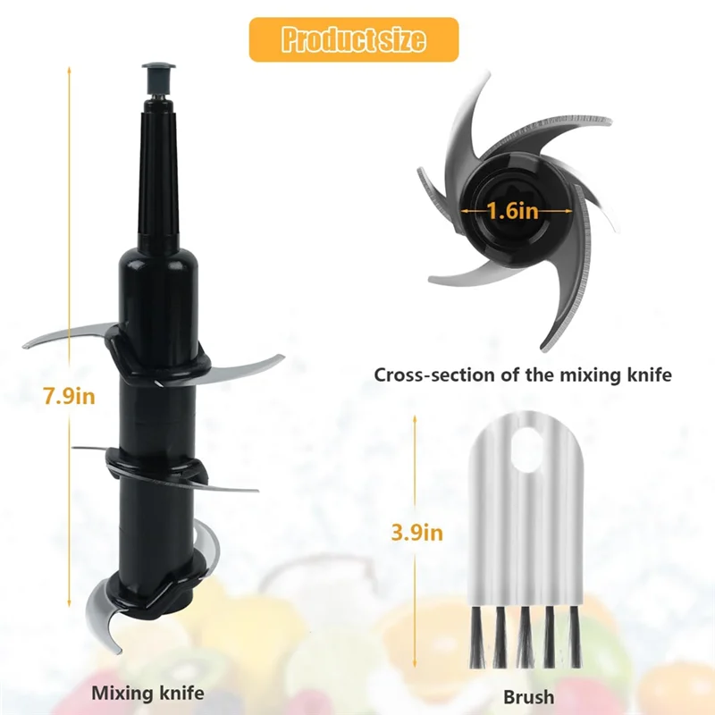 B64B-pièces de rechange pour lame de mélangeur Ninja 72 OZ pour Nutri 1100W 1200W 1500W BL610 couvercle de verrouillage de pichet