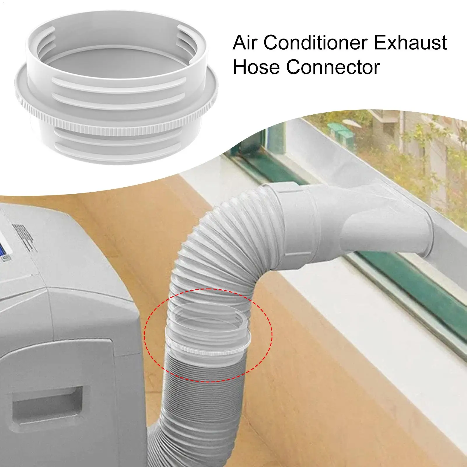 Connecteur de tuyau de ventilation de climatiseur à connexion rapide, coupleur d'échappement de climatiseur, adaptateur de pièces de climatiseur