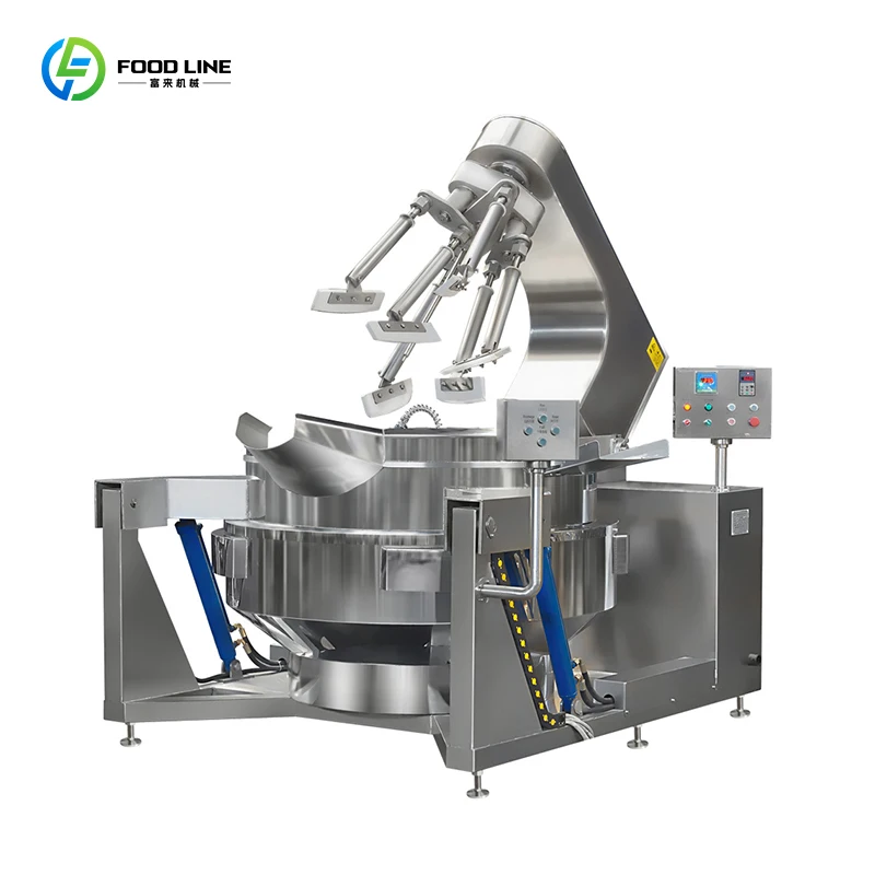 Marmite de cuisson automatique multifonctionnelle à agitation planétaire, machine de cuisson et de mélange personnalisable