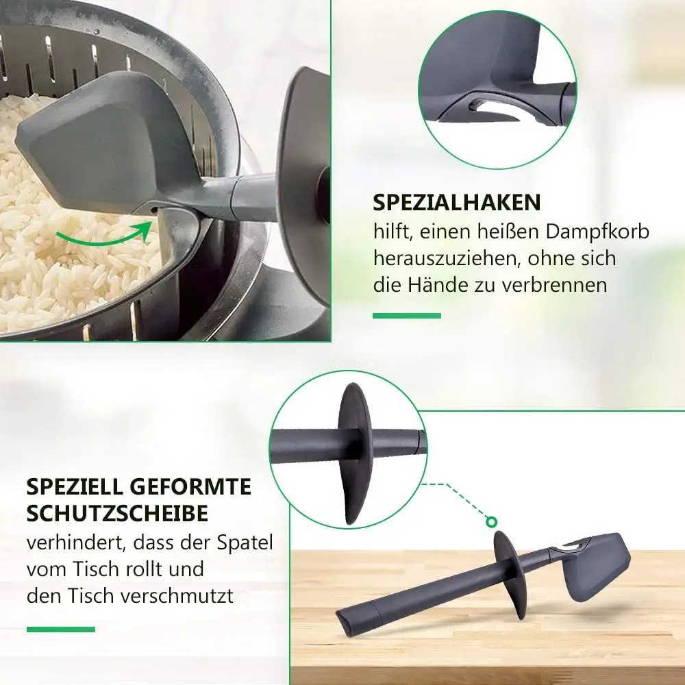 Spatule-raclette de remplacement universelle résistante à la chaleur pour Vorwerk Thermomix TM6 TM5 TM31