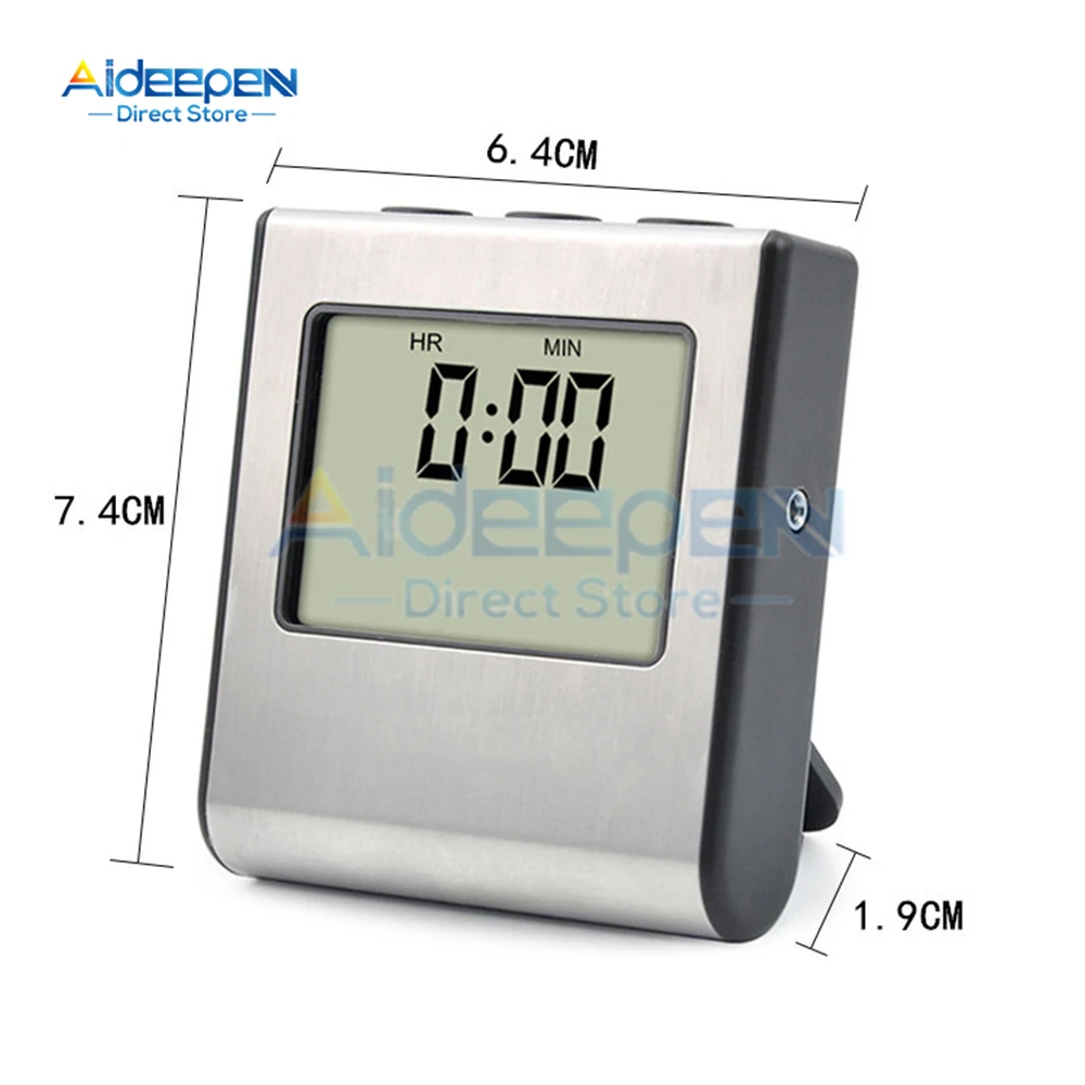 Thermomètre de Chef numérique, thermomètre de gril de cuisson de pâtisserie pour four ° C/ ° Thermomètre pour barbecue à viande de cuisine LCD à conversion F 0-300 ℃