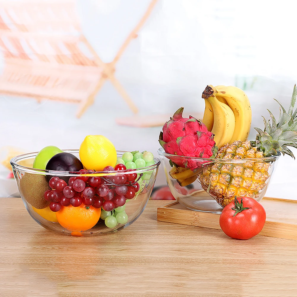 Grand bol à salade en verre