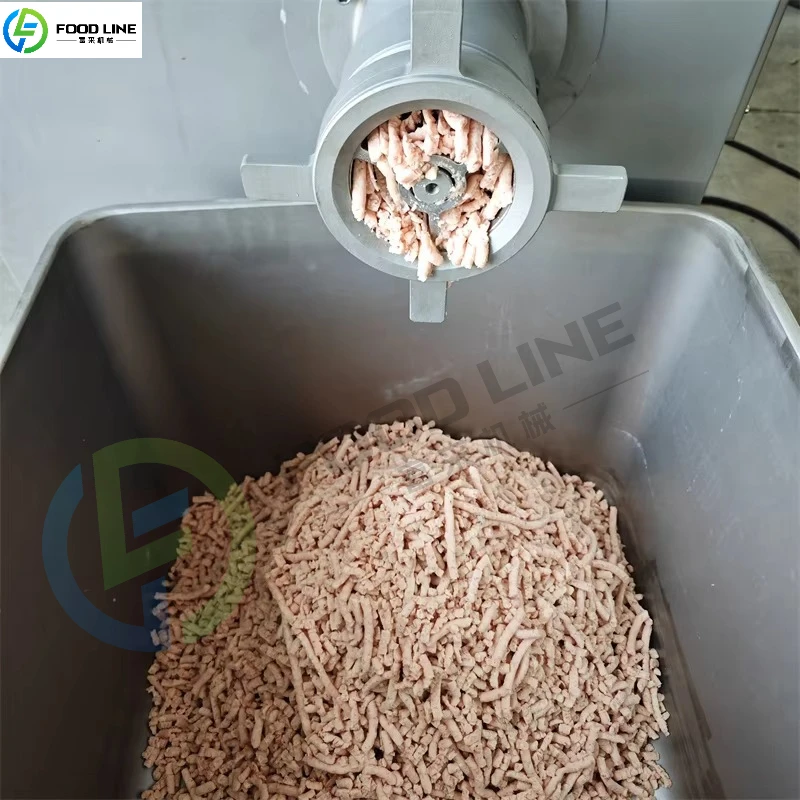 Hachoir à viande de qualité industrielle, hachoir à viande congelé Commercial pour le traitement des saucisses italiennes, du bœuf, du porc, du poulet, du poisson