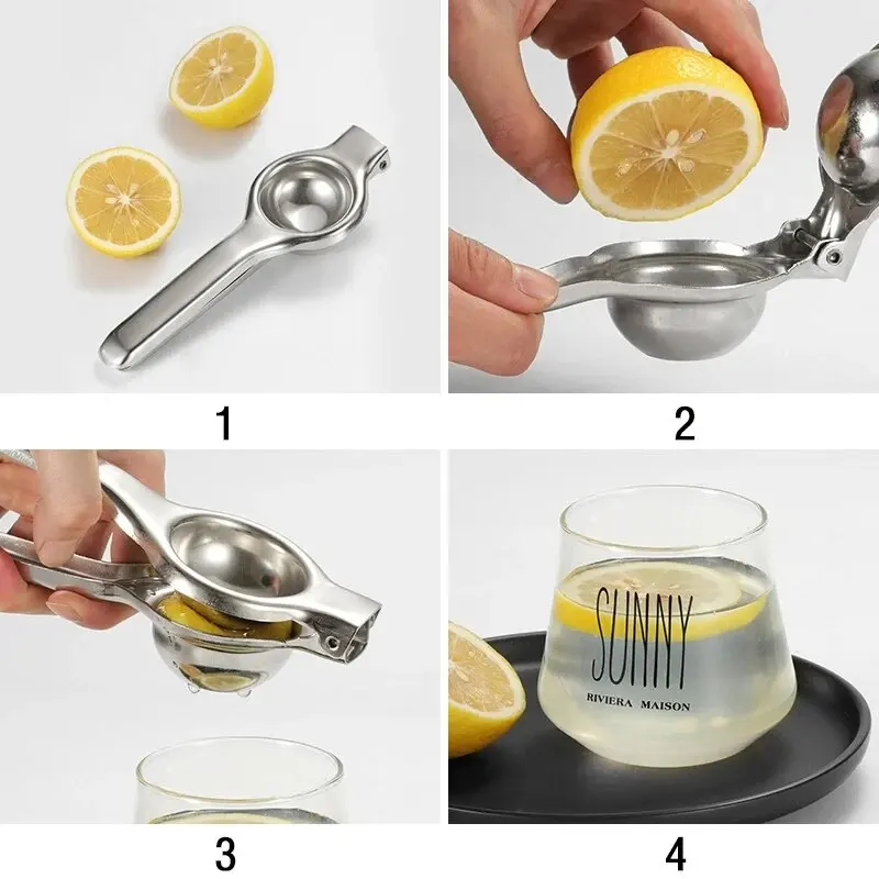 Presse-citron manuel en acier inoxydable Ju479