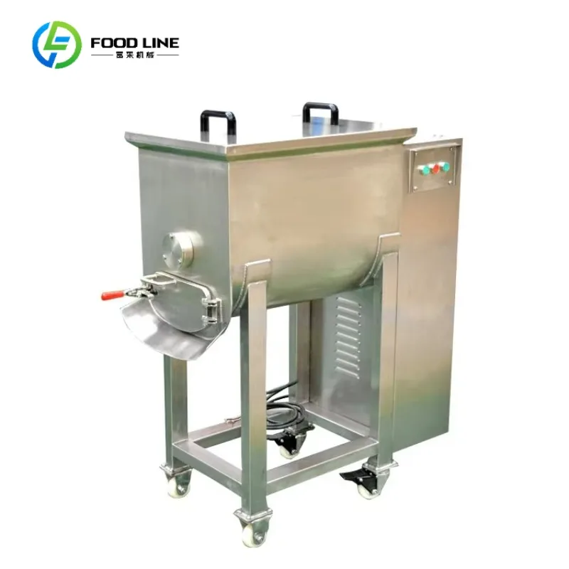 Mélangeurs de viande de saucisse industrielles et épices Mini hamburger Patty mélangeur broyeur coupe hachoir Machine