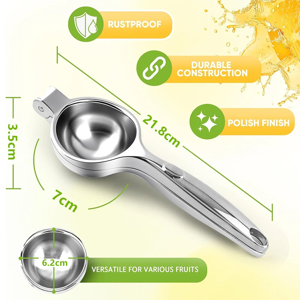 LMETJMA-Presse-citron manuel en alliage de zinc, premium, JT217