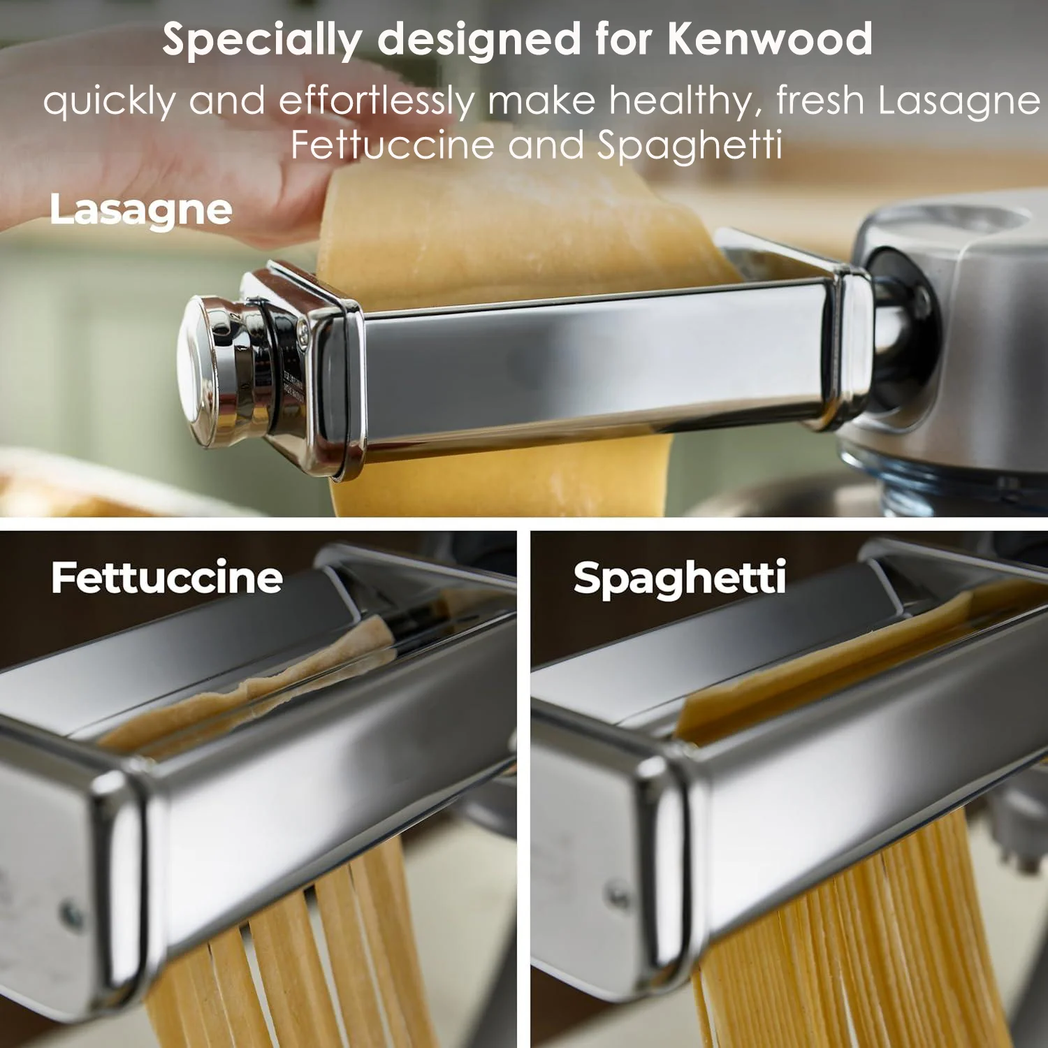 Accessoire à nouilles en acier inoxydable SUS304 pour Kenwood