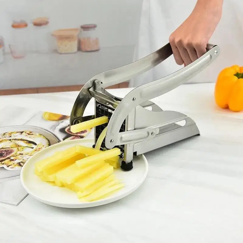 Éminceur en acier inoxydable pour une découpe facile des frites et des légumes en cuisine