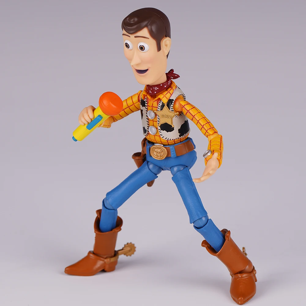 En stock, figurine articulée Revoltech Toy Story Woody Ver.2.0, modèle de collection d'anime, décoration de bureau, cadeau