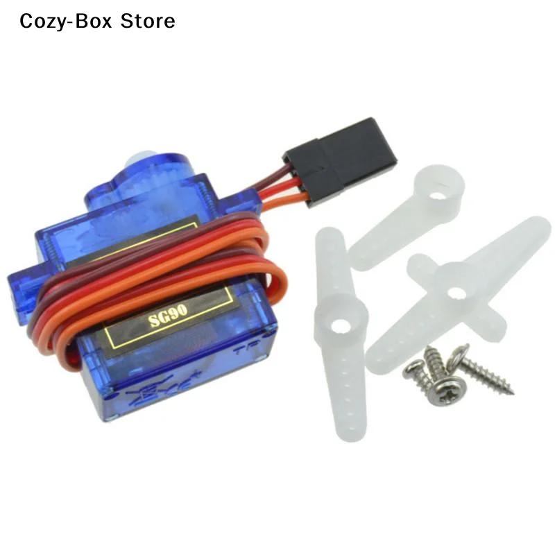 [ZY] 1/3 Pièces Bras de Robot pour Voiture RC, Projet DIY, Micro Servomoteur SG90 9G 180° ° /360 °   Servomoteur numérique 5V [ZY]