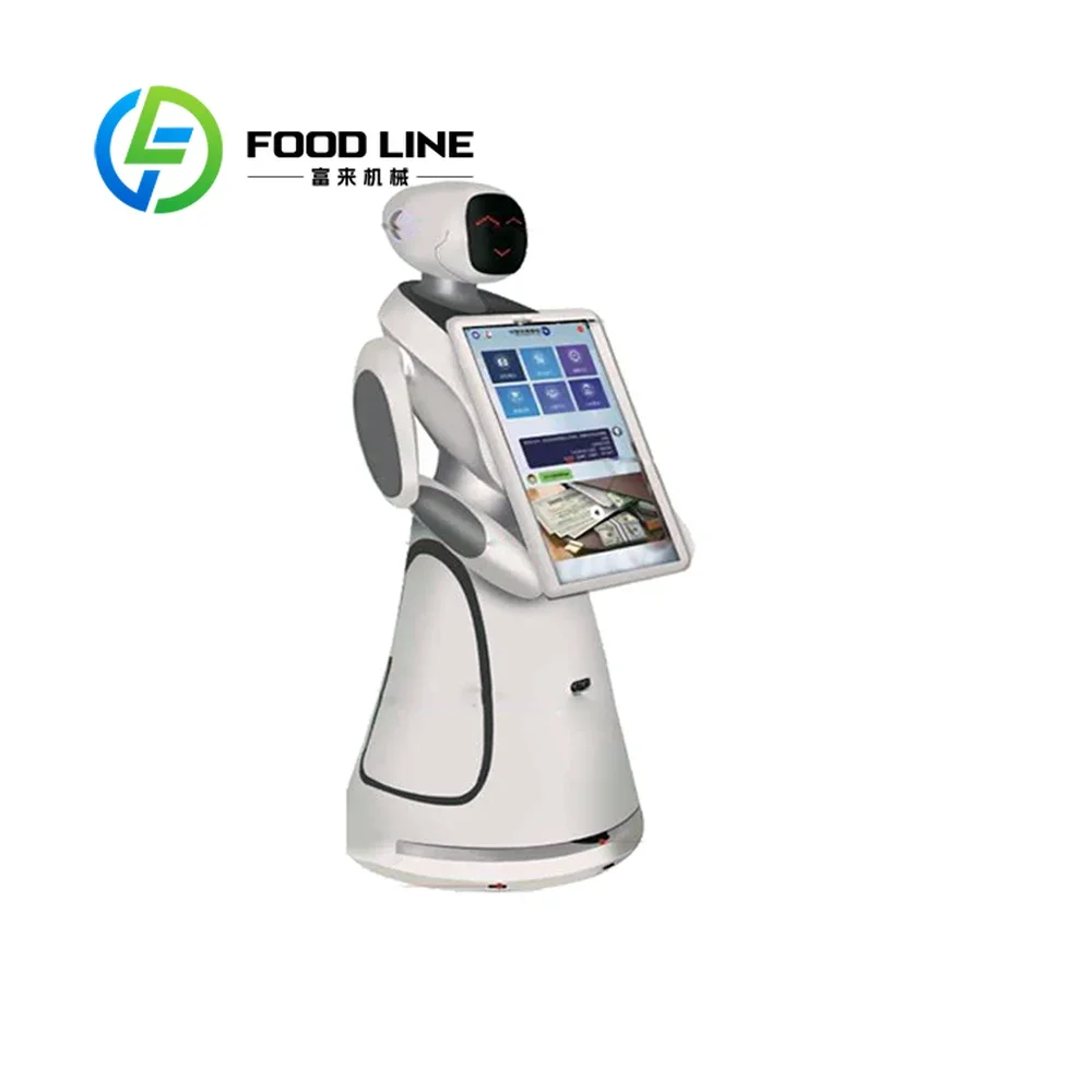 Robot de livraison de nourriture intelligent pour intérieur avec système avancé d'évitement d'obstacles pour les allées étroites et les configurations de restaurants complexes, personnalisable