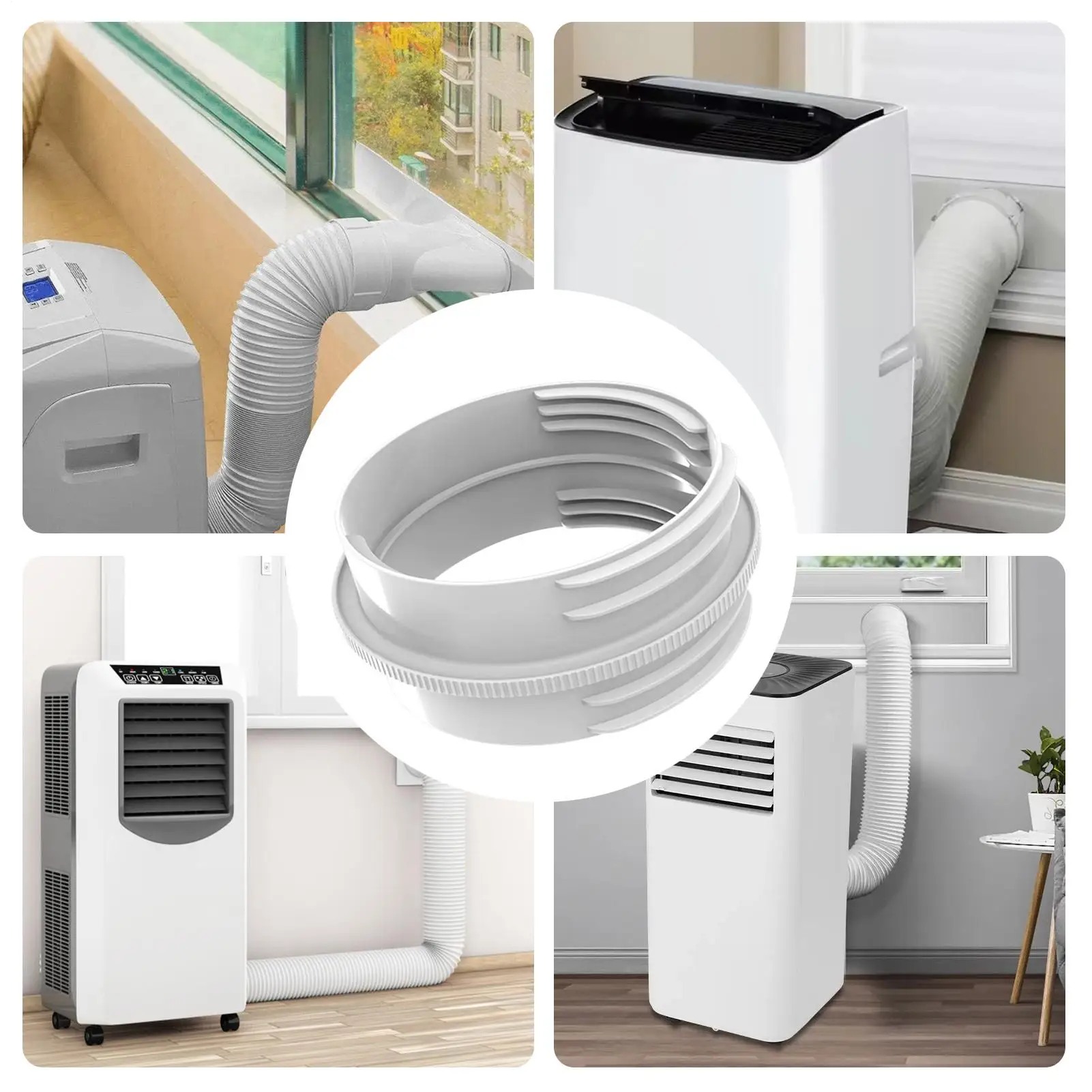 Connecteur de tuyau de ventilation de climatiseur à connexion rapide, coupleur d'échappement de climatiseur, adaptateur de pièces de climatiseur